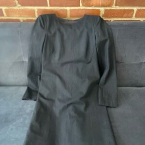 Theory Black Long Sleeve Dress